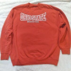 Vintage 90s Ohio State University Buckeyes Red Sweatshirt XL